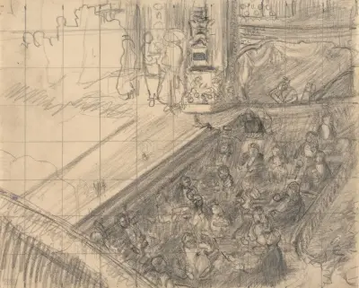 The Alhambra Theatre, ‘On the Sands’ av Spencer Frederick Gore