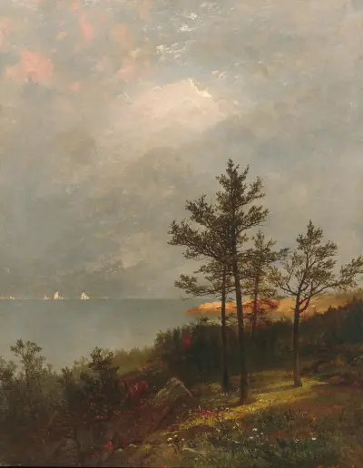 Gathering Storm on Long Island Sound av John Frederick Kensett