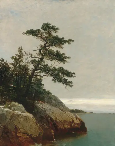 The Old Pine, Darien, Connecticut av John Frederick Kensett