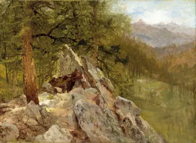 Western Landscape av John Frederick Kensett