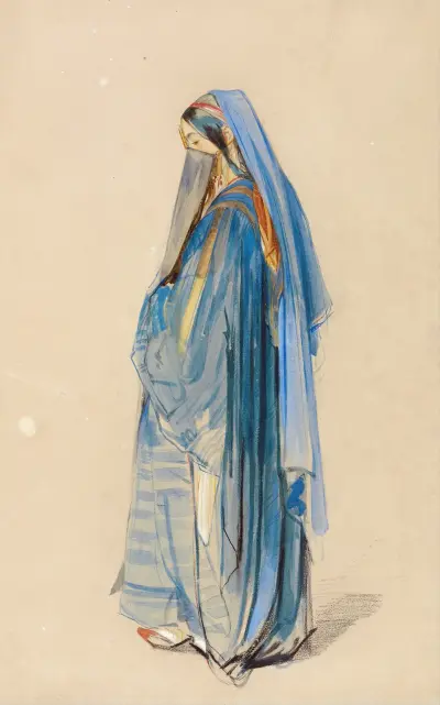 A Young Turkish Woman av John Frederick Lewis