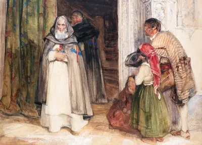 Ber om allmosor av John Frederick Lewis