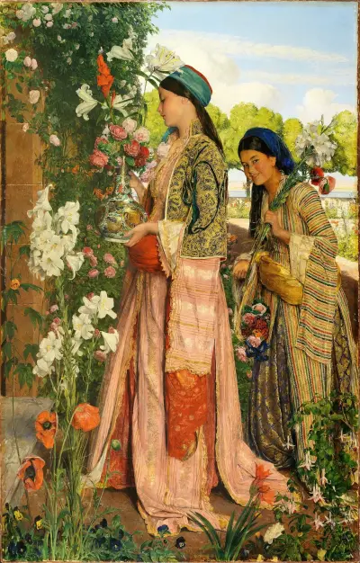 Lilium Auratum av John Frederick Lewis