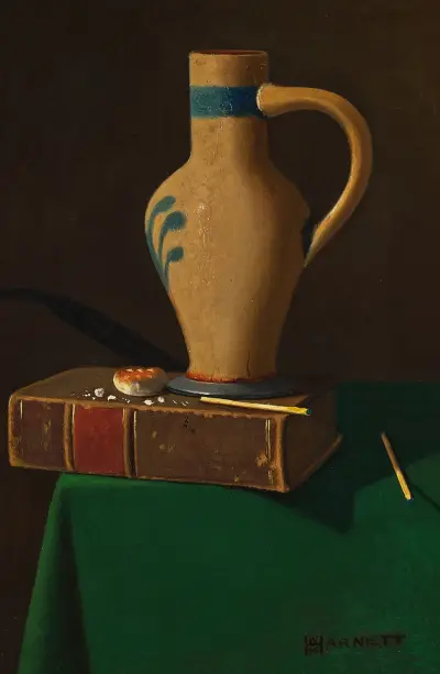 Still Life with Jug on a Book av John Frederick Peto