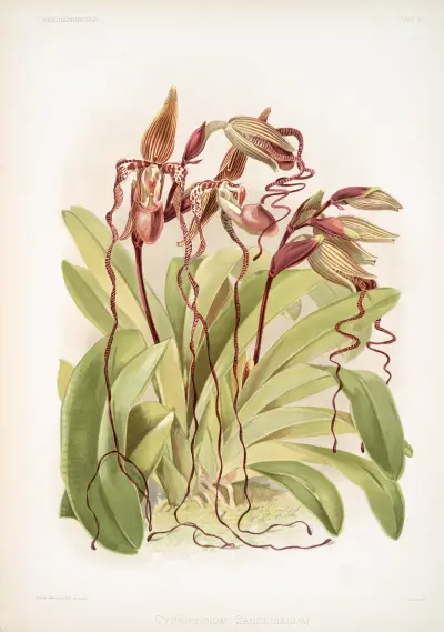 Cypripedium sanderianum. av Frederick Sander