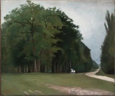 Route de Paris II av Carl Fredrik Hill