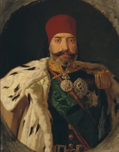 The Bey of Tunis, Sid Muhammed Es Sadok av Johan Fredrik Höckert