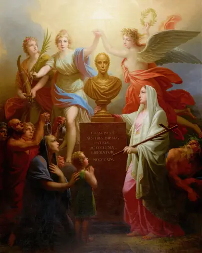 Allegory of the Blessings of Peace av Heinrich Friedrich Füger