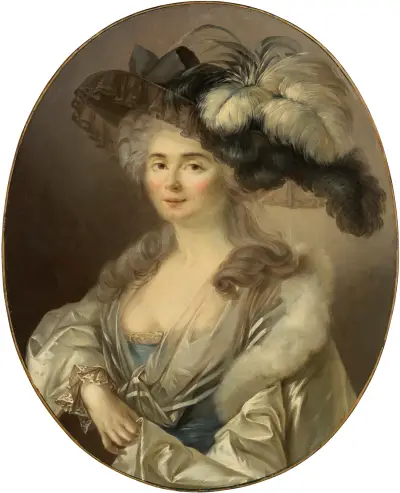 Porträtt av en dam av Heinrich Friedrich Füger