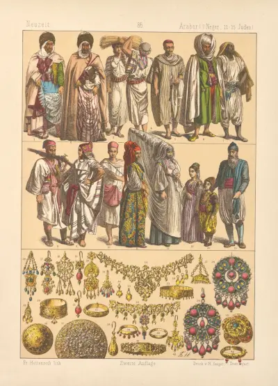 Araber (7 Neger, 11-15 Juden) av Friedrich Hottenroth