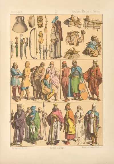 Araber, Meder, Perser av Friedrich Hottenroth