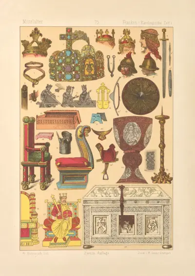 Franken (Karolingische Zeit) av Friedrich Hottenroth