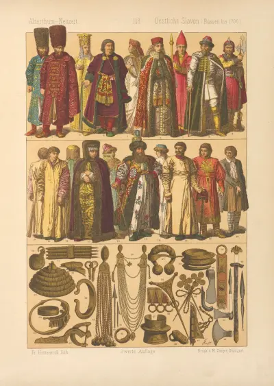 Östliga slaver (ryssar till 1700) av Friedrich Hottenroth