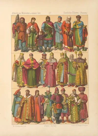 Östliga slaver (ryssar) av Friedrich Hottenroth