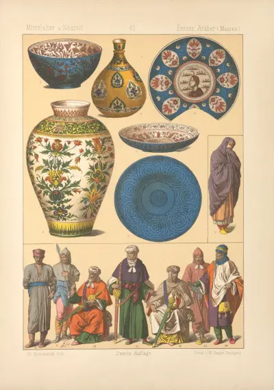 Perser, Araber (Mauren) av Friedrich Hottenroth