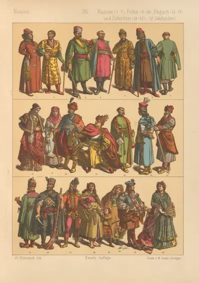 Ryssar, polacker, ungrare och skottar av Friedrich Hottenroth