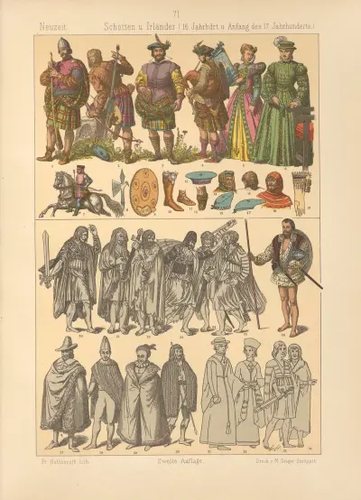 Skottar och irländare av Friedrich Hottenroth