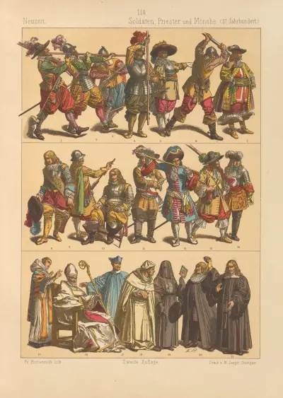 Soldater, präster och munkar av Friedrich Hottenroth