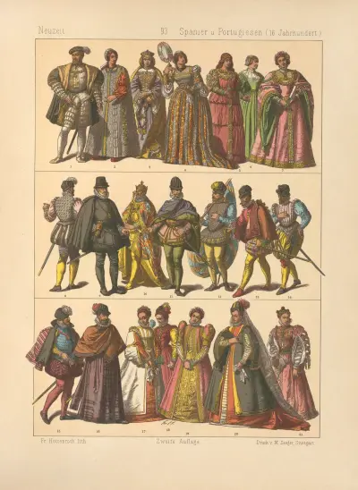 Spanier u Portugiesen, 1884 – nr 2 av Friedrich Hottenroth
