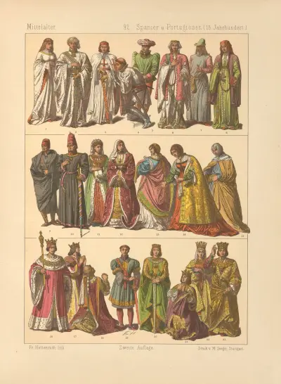 Spanier u Portugiesen, 1884 – nr 3 av Friedrich Hottenroth