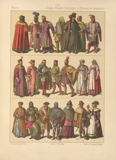 Ungern, Kroatien, Dalmatien och Böhmen av Friedrich Hottenroth