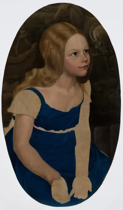 Portrait of the Artist’s Daughter, Marie av Karl Friedrich Schinkel