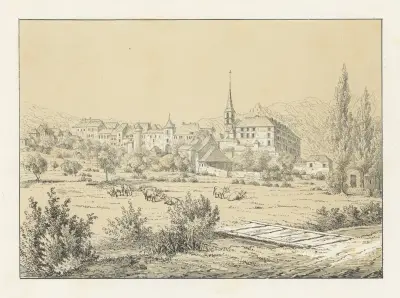 Delémont av Johann Friedrich Wagner
