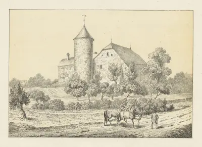 Echallens av Johann Friedrich Wagner