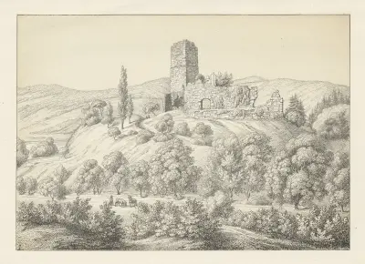 Tornet i St. Martin (nära Paquier) av Johann Friedrich Wagner