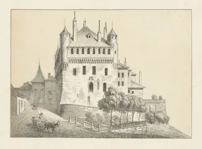 Lausanne av Johann Friedrich Wagner