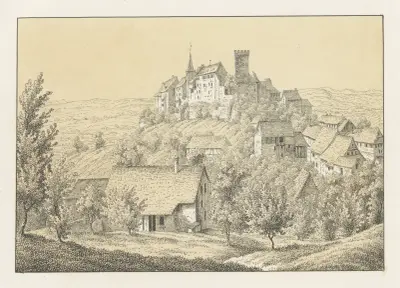 Regensberg av Johann Friedrich Wagner