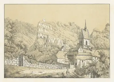 St. Ursanne av Johann Friedrich Wagner