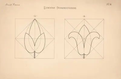 Elementary Freehand Drawing Pl.03 av Harald Frithjof Petersen