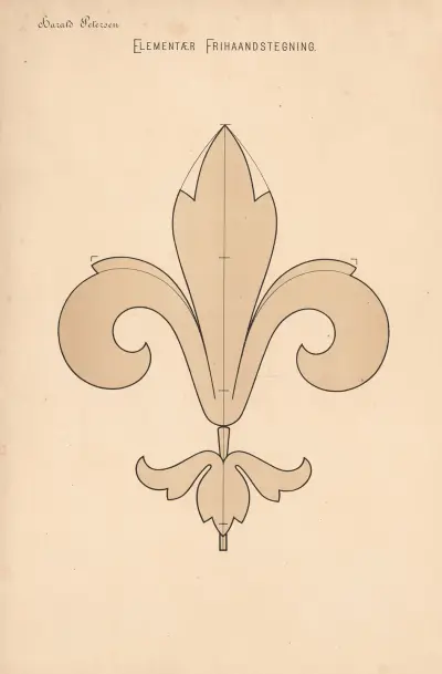Elementary Freehand Drawing Pl.14 av Harald Frithjof Petersen