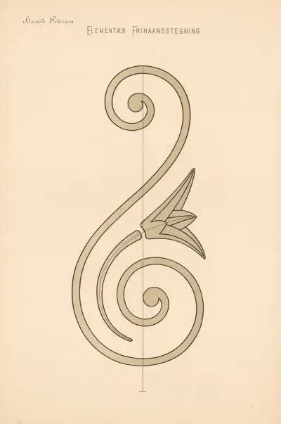 Elementary Freehand Drawing Pl.21 av Harald Frithjof Petersen