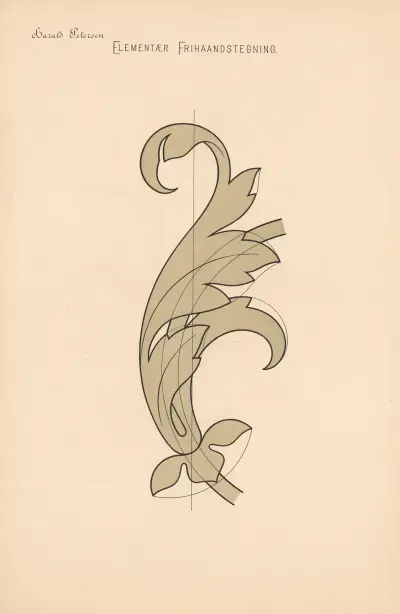 Elementary Freehand Drawing Pl.23 av Harald Frithjof Petersen