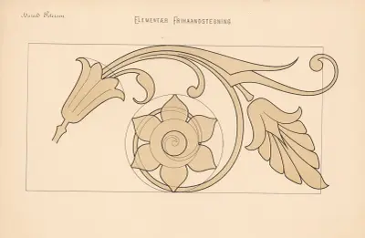 Elementary Freehand Drawing Pl.24 av Harald Frithjof Petersen