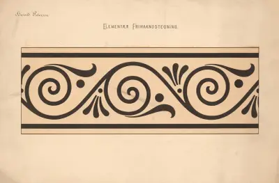 Elementary Freehand Drawing Pl.28 av Harald Frithjof Petersen