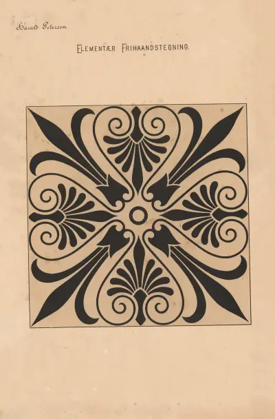 Elementary Freehand Drawing Pl.40 av Harald Frithjof Petersen