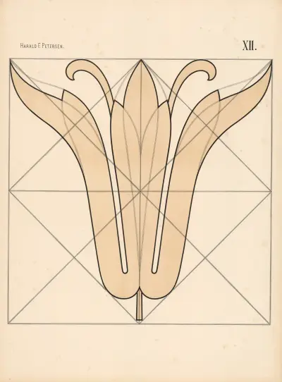 Elementary Freehand Drawing vol.2 Pl.12 av Harald Frithjof Petersen