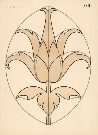 Elementary Freehand Drawing vol.2 Pl.23 av Harald Frithjof Petersen
