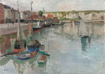 Dieppe av Frits Thaulow