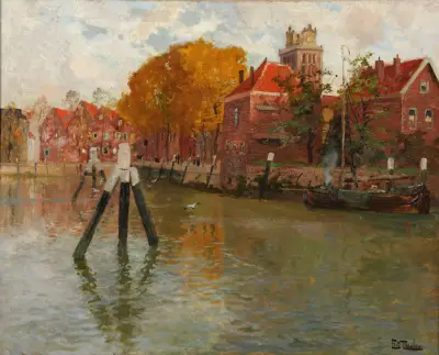 Dordrecht av Frits Thaulow