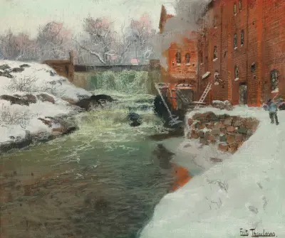 Effet de neige av Frits Thaulow