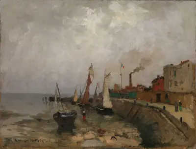 Fransk havn (Le Havre), Frits Thaulow