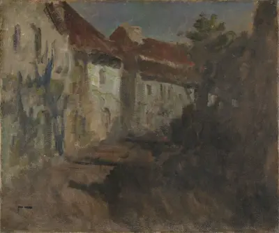 Moonlight in Dieppe av Frits Thaulow