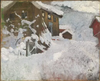 Norwegian Winter av Frits Thaulow