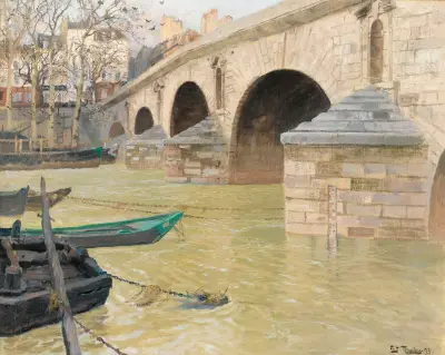 The Pont Marie, Paris, Frits Thaulow