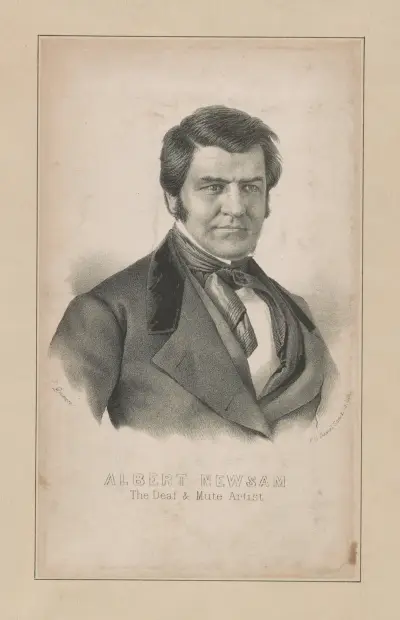 Albert Newsam, the deaf & mute artist av James Fuller Queen