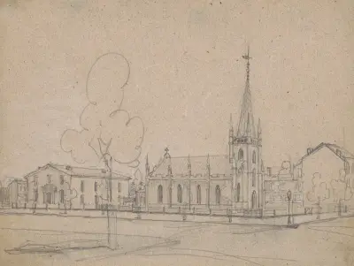 Church of the Redeemer, B’way and Royden St. Camden von James Fuller Queen